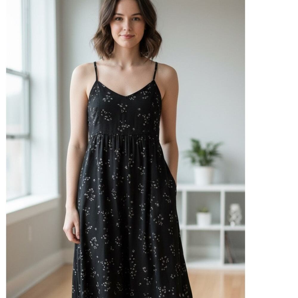 NWOT Arizona Jean Co strappy black sundress